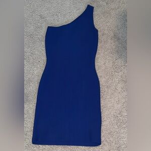 Sincerely Jules One Shoulder Blue Dress